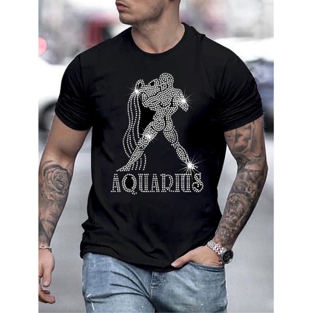 Aquarius Black T-Shirt